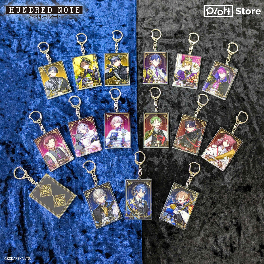 ハンドレッドノート 両面アクリルキーホルダー -Arcana Sign- 八重桜純