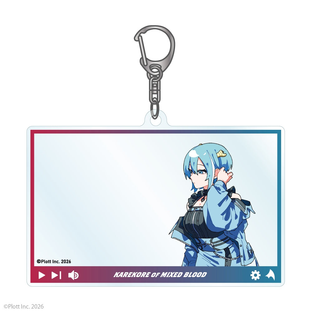 混血のカレコレ 動画風アクリルキーホルダー SHIBUYA Backlot ヒサメ