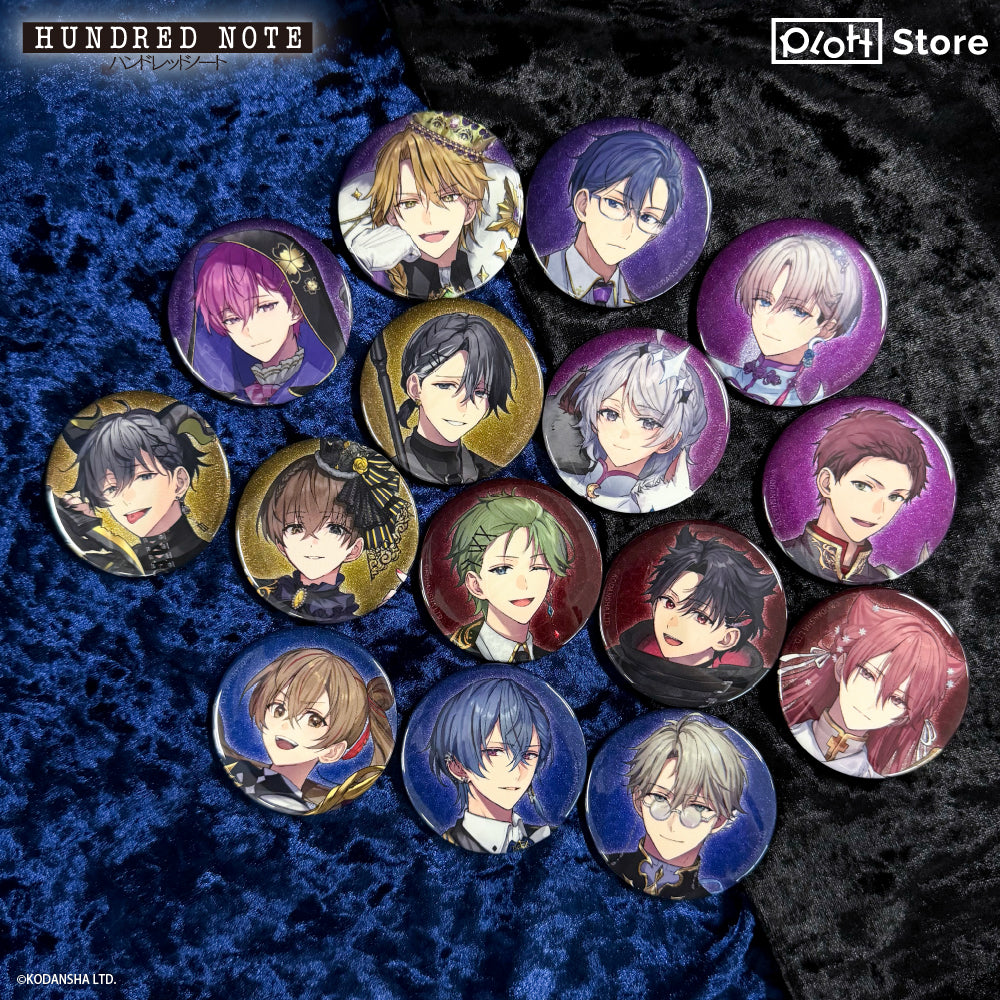 ハンドレッドノート ランダムグリッター缶バッジ -Arcana Sign-(PACK)