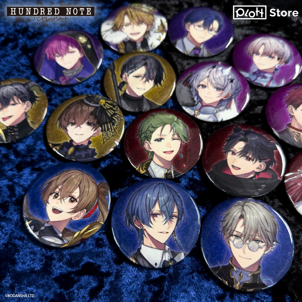 ハンドレッドノート ランダムグリッター缶バッジ -Arcana Sign-(PACK)