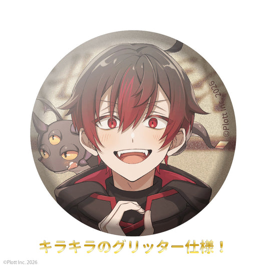 混血のカレコレ 台紙付き缶バッジ Thanks for 3 Million カゲチヨ