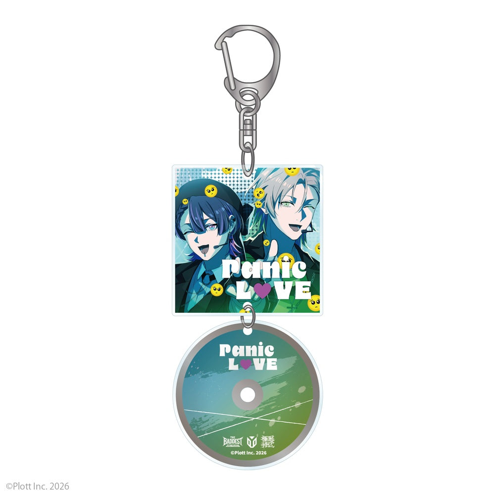 極悪特区 CD風キーホルダー Panic L♡VE