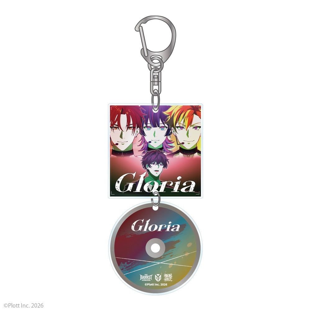 極悪特区 CD風キーホルダー Gloria