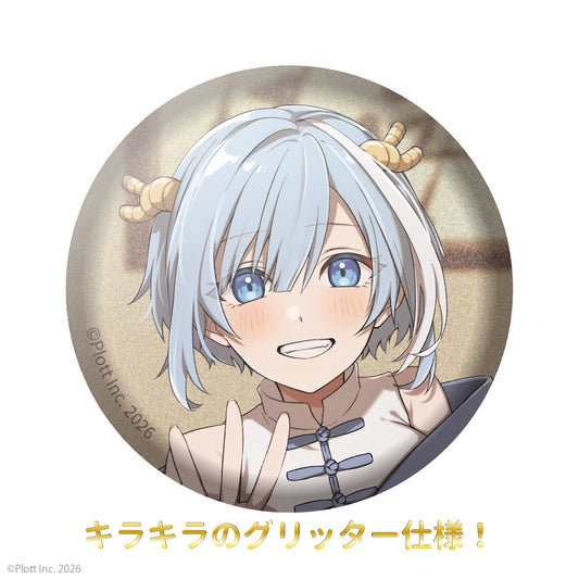 混血のカレコレ 台紙付き缶バッジ Thanks for 3 Million ヒサメ