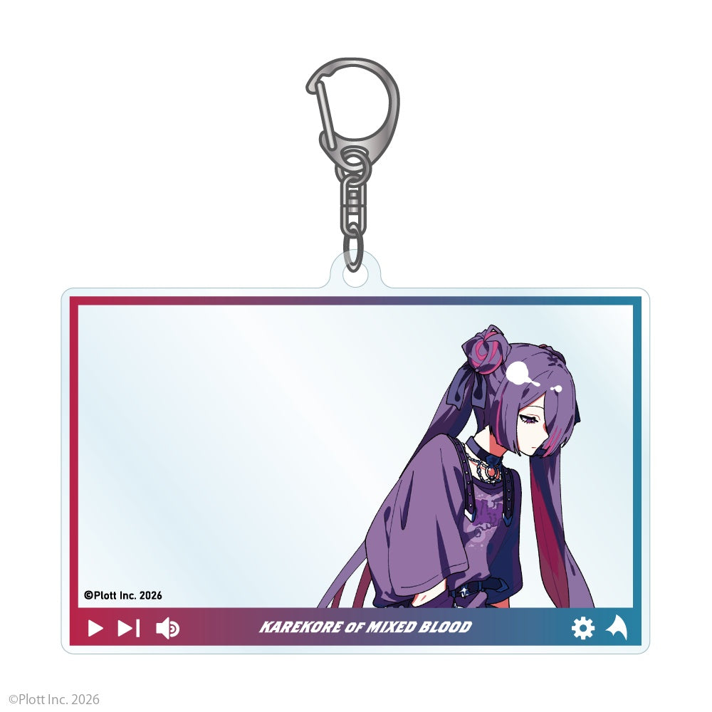 混血のカレコレ 動画風アクリルキーホルダー SHIBUYA Backlot ヨーメイ