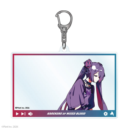 混血のカレコレ 動画風アクリルキーホルダー SHIBUYA Backlot ヨーメイ