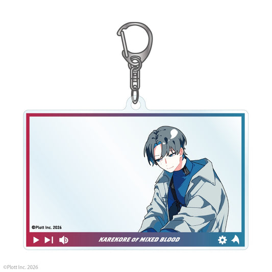 混血のカレコレ 動画風アクリルキーホルダー SHIBUYA Backlot ドライ