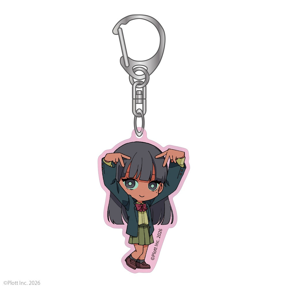 私立パラの丸高校 アクリルキーホルダー ミニキャラ 平翔子(へー子)