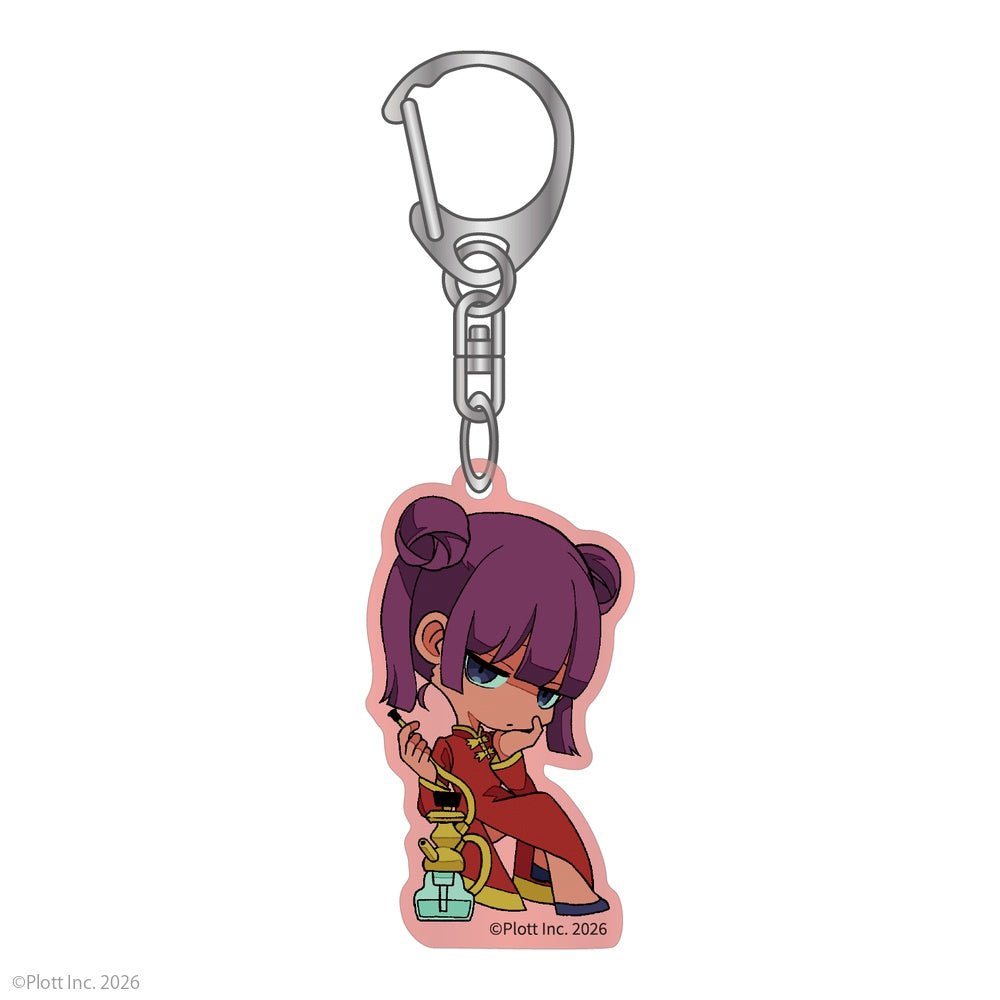 私立パラの丸高校 アクリルキーホルダー ミニキャラ 王唱(ワンチャン)